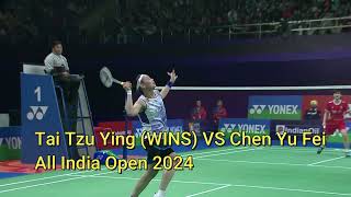 Tai Tzu Ying WINS VS Chen YU Fei India Open 2024 Final WS Badminton  My Review [upl. by Ycram]