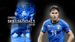 Federico Chiesa  The Italian WonderkidAmazing Dribbling Skills amp Goals2021HD [upl. by Ellenod]