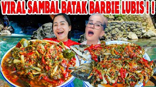 MUKBANG IKAN KEMBUNG SAMBEL BATAK VIRAL BUATAN BOU BARBIE LUBIS🔥 [upl. by Annecorinne]