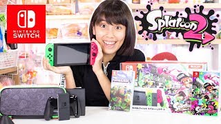 任天堂スイッチスプラトゥーン2セット！ついに！買ってもらいました😆 [upl. by Anitnemelc]