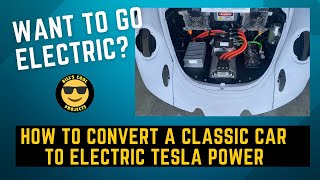 1974 VW Super Beetle Tesla EV Conversion  Part 9 [upl. by Oikim]