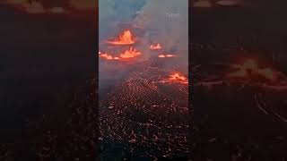 Kilauea volcano erupts in Hawaii shorts [upl. by Marika]