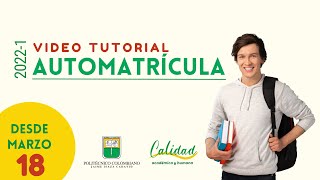 Tutorial de matricula con advertencia [upl. by Eltsyek]