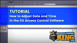 TUTORIAL  How to Adjust Date and Time in the DX Access Control Software [upl. by Ellednek]