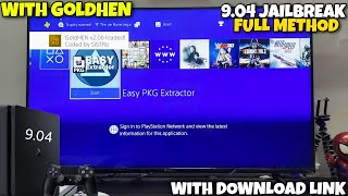 Download PS4 904 Jailbreak 2023 How to jailbreak PS4 904 with GoldHEN [upl. by Egarton]