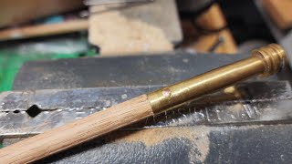 Making a ram rod for my heavy picket rifle [upl. by Earal]