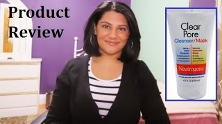 Neutrogena Clear Pore Cleanser Mask Review [upl. by Oni]