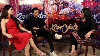 Aayush Sharma amp Warina Hussain take the LOVE challenge  LoveYatri [upl. by Adnauqal]