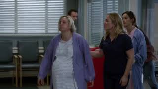 Peggy Gives Birth  Greys Anatomy 14x08 [upl. by Rip314]