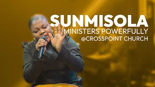 Sunmisola Agbebi ministering “Reckless Love” at Crosspoint Church Watch till the end [upl. by Beckie]