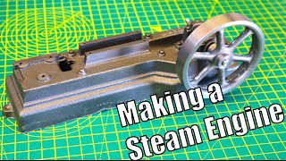 Stuart S50 Steam engine Flywheel and Crankpin [upl. by Hulda842]