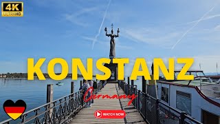 Konstanz Bodensee Walking Tour 4K Germany Lake Constance [upl. by Notla]