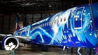 Painting the WestJet MagicPlane livery [upl. by Tioneb]