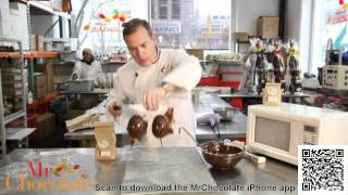 MICROWAVE CHOCOLATE TEMPERING amp MOLDING [upl. by Ellesij]