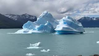 Glacier in Perito Moreno  Argentina  in holiday [upl. by Lynad]