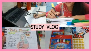 Productive Study Vlog❣ How to stay productive  Pragati shreya 💕 [upl. by Hum]