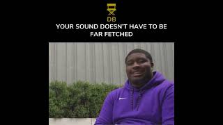 SOUND DOESNT HAVE TO BE BE FAR FETCHED SAYS DB producer hiphopproducer [upl. by Einnaoj]