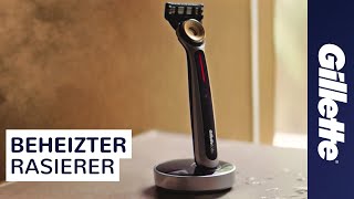 Heated Razor  Der erste beheizte Rasierer der Welt  Gillette Deutschland [upl. by Sukcirdor]