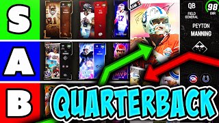 RANKING the BEST Quarterbacks in Madden 24 Ultimate Team APRIL [upl. by Arag]