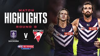 Fremantle v Sydney Highlights  Round 9 2024  AFL [upl. by Keryt432]