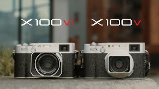 Fujifilm X100VI vs X100V  A Direct Comparison [upl. by Yreffoeg111]