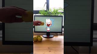 Man Vs Cartoon Characters animation meme boyanddragon shorts [upl. by Cown]