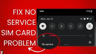 How to Fix No Service SIM Card Problem On Android  SIM Card No Service Problem Solve On Android [upl. by Checani291]