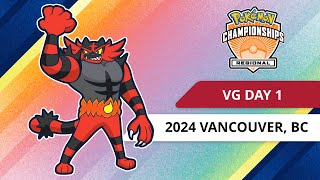 VG Day 1  2024 Pokémon Vancouver Regional Championships [upl. by Egan418]