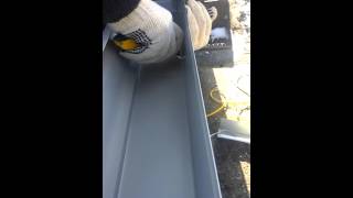 How To Setup Eavestroughs Before Installation [upl. by Auhsohey669]