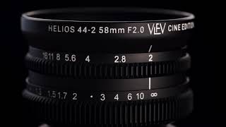 Rehoused Helios 442 Cine Edition VLFV from Iron Glass [upl. by Dianthe]