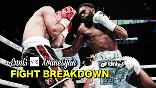 Boots Ennis vs Avanesyan Fight Breakdown  Total Destruction [upl. by Craig329]