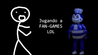 Jugando a FANGAMES de FNAF  Reppam [upl. by Townshend]