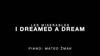 I Dreamed a Dream  Piano Accompaniment by Mateo Žmak and Sheet Music [upl. by Nylekcaj]