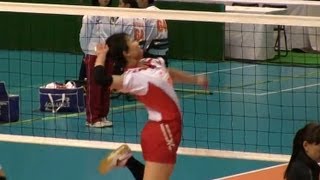 Volleyball 九州文化学園 × 増穂商 12 春高バレー2012107 [upl. by Alpheus579]