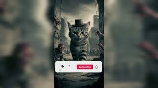 Cat zombie cat cute catsvideos catlover youtube [upl. by Symon983]