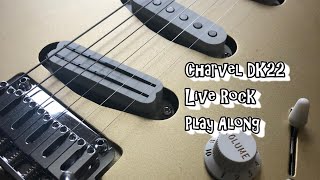 Blues Rock Playalong with the Charvel Pro Mod DK22 SSS 2PT  Caramalised Maple  Pharoahs Gold [upl. by Brill]