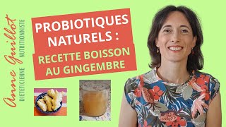 Probiotiques naturels  boisson au gingembre lactofermentée [upl. by Grussing]