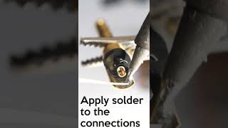 How to solder a 63mm 14quot jack onto a headphone cable [upl. by Latona]