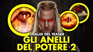 GLI ANELLI DEL POTERE STAGIONE 2  ANALISI DEL TRAILER Sauron anello [upl. by Fraser]