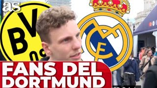 BORUSSIA DORTMUND  REAL MADRID  AFICIONADOS ALEMANES confían quotMATAREMOS en los PENALTISquot [upl. by Ellehctim405]