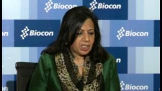 Biocon Q1 FY17 Financial Results by Kiran MazumdarShaw CMD Biocon Ltd [upl. by Reinaldo844]