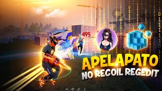 This REGEDIT will give you 95 headshot🎯 rate in free fire  100 real apelapato no recoil regedit🎯 [upl. by Bowden]