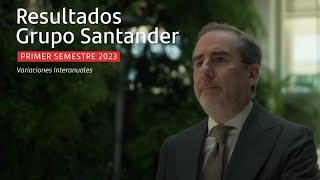 RESULTADOS FINANCIEROS Primer Semestre 2023  Banco Santander [upl. by Led]