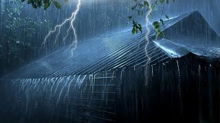 Best Rain Sounds For Sleep  99 F⛈️all Asleep With Rain And Thunder Sounds At Night For insomnia [upl. by Elvina]