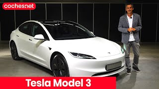 Tesla Model 3 2024  Prueba  Test  Review en español  cochesnet [upl. by Ananna412]