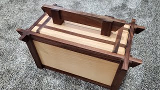 Japanese Style Keepsake Box Build [upl. by Adelind]