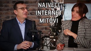 NAJVECI INTERNET MITOVI Tina i Miloslav Pogledi podcast  1 [upl. by Lekram556]