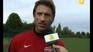 Interview Hervé Renard entraîneur USMA [upl. by Setiram]