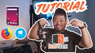 Burp Suite Tutorial  Intercept Browser Android Desktop  Room Tutorial [upl. by Schach]