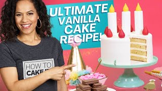 The ONLY Vanilla cake recipe you’ll ever need Delicious moist Yo’s most popular cake recipe ever [upl. by Crin]